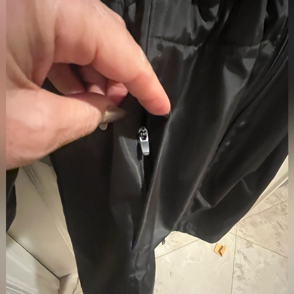 Khaki hooded raincoat - Picture 5 of 12